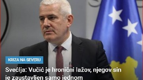 Vučić hroničan lažov